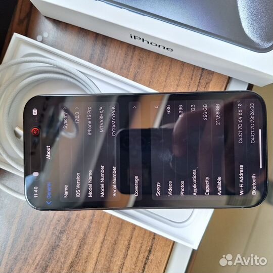 iPhone 15 Pro, 256 ГБ