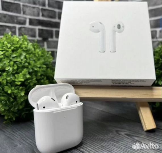 Наушники AirPods 2 (Оригинального качества 1:1)