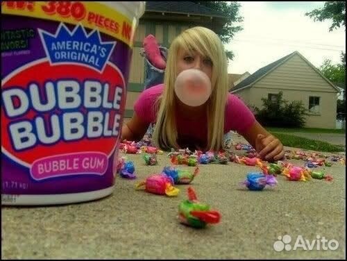 Жевательная Резинка Dubble Bubble Assorted Fruit