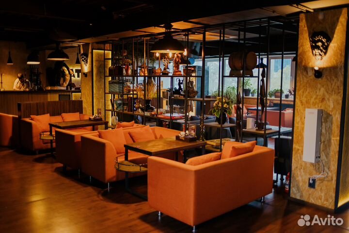 Действующая кальянная с собственной кухней