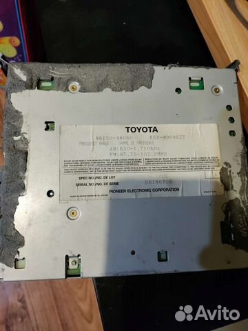 Магнитола Лексус рх 300 первого поколения