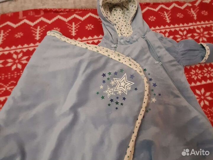 Комбенизон конвертом с одеялком