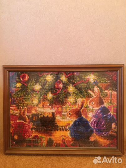 Алмазная мозаика новогодняя