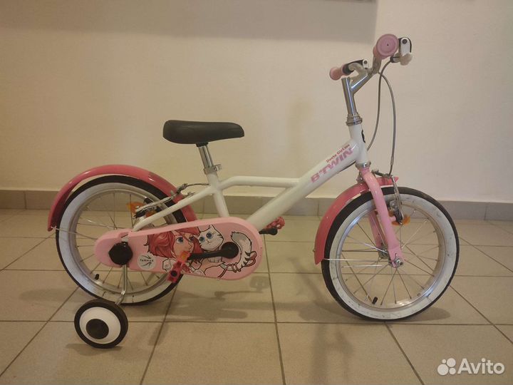 Велосипед прогулочный 16 дюймов для детей 4-6 лет