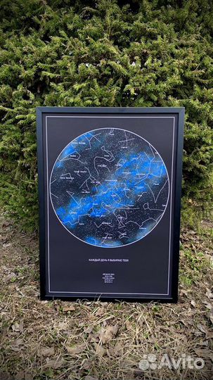 Карта звездного неба, звездная карта томск