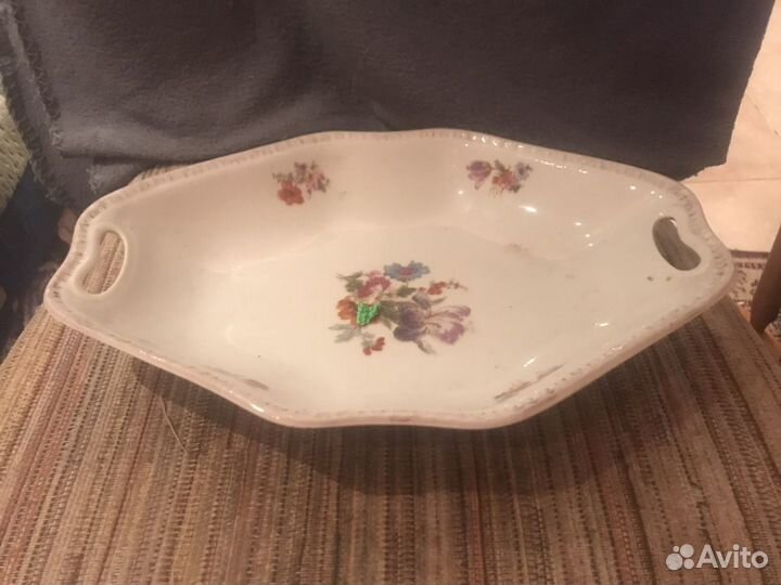 Блюдо старинное ранние Советы до 1930