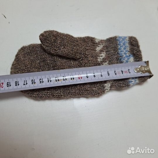 Варежки детские шерстяные