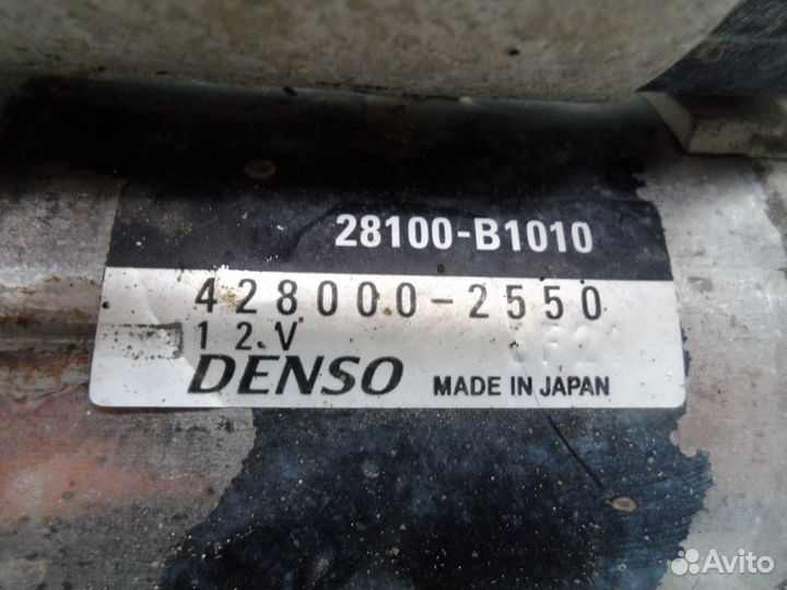 Стартер Toyota Passo