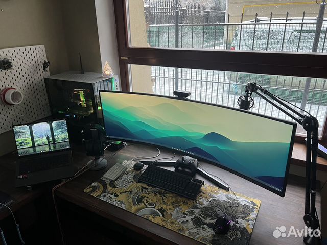 Монитор Samsung 49 C49RG90SSI купить в Москве | Электроника | Авито