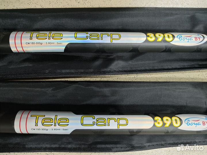 Два Карповых удилища Boya Tele Carp 3.9m