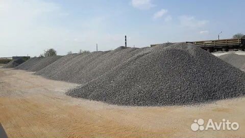 Щебень известняковый гравийный гранит с доставкой