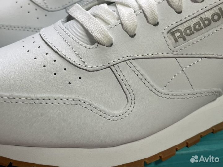 Reebok classics leather белые (в наличии)