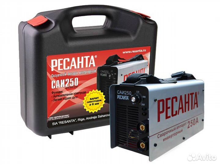 Инверторный сварочный аппарат Ресанта саи-250 в ке