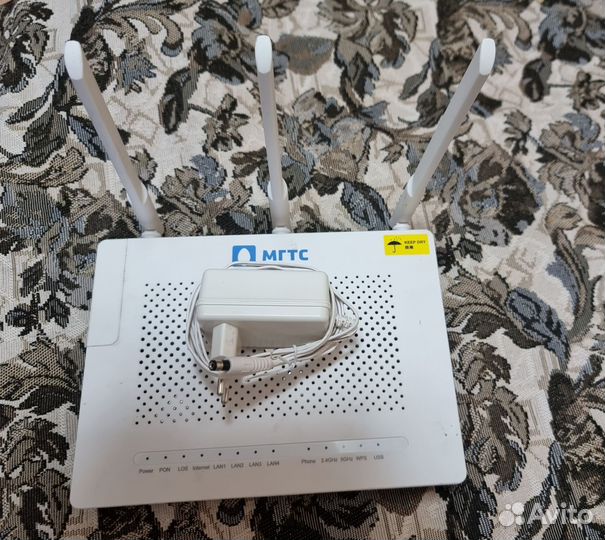 Роутер МГТС, адаптер 2 шт