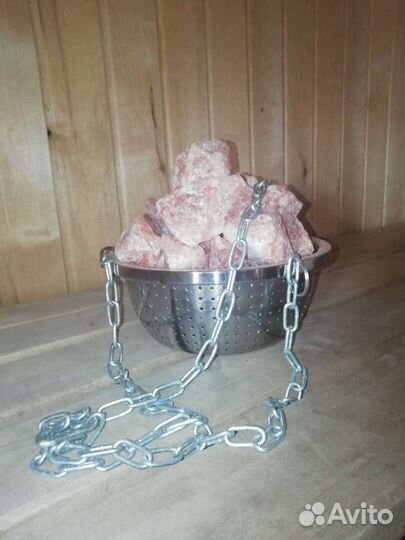 Чаша для бани с гималайской солью