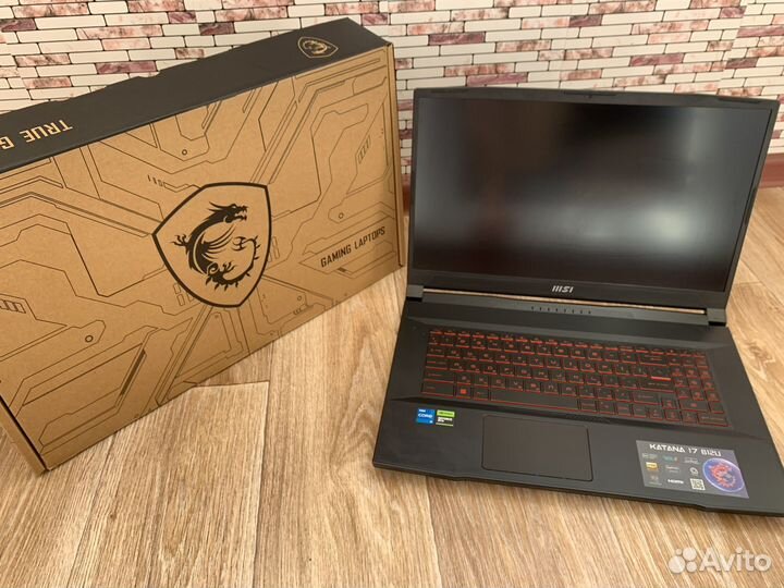 Игровой ноутбук msi katana 17