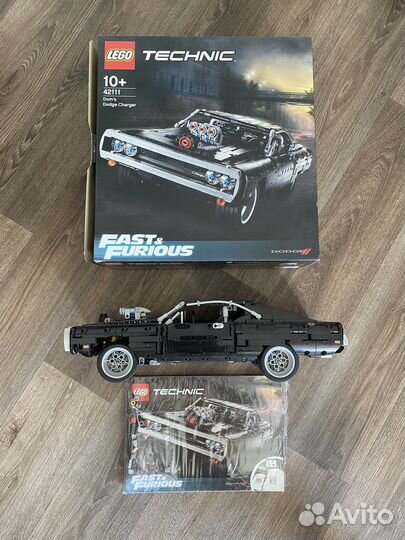 Lego Technic 42111 dodge charger доминика торетто