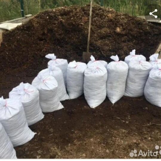 Земля плодородная в мешках