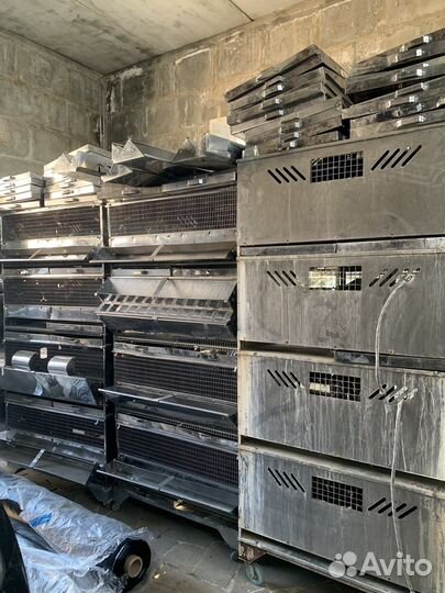 Клетки для кур кроликов перепелов из нержавейки