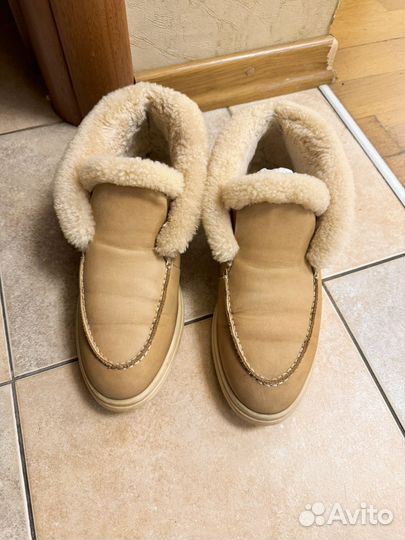 12 storeez лоферыс мехом