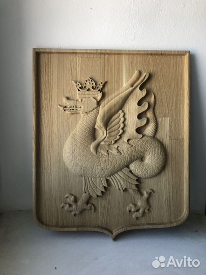 Герб Казани деревянный подарочный