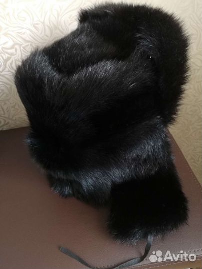 Мужская шапка из меха сурка