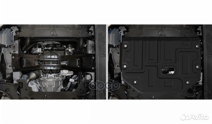 Защита картера+кппсталь 1.8 ммFord Tourneo Custom