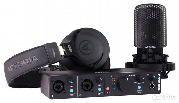 Комплект Arturia MiniFuse Recording Pack Black