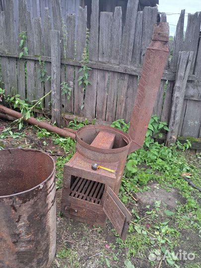 Чугунная печь для бани
