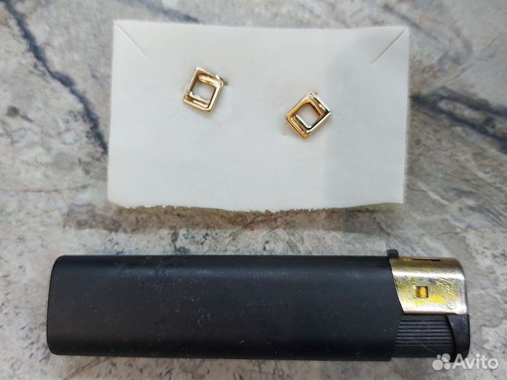 Золотые серьги