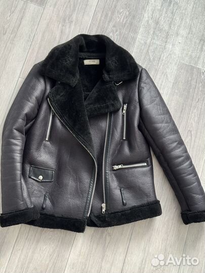 Дубленка авиатор женская 42 44