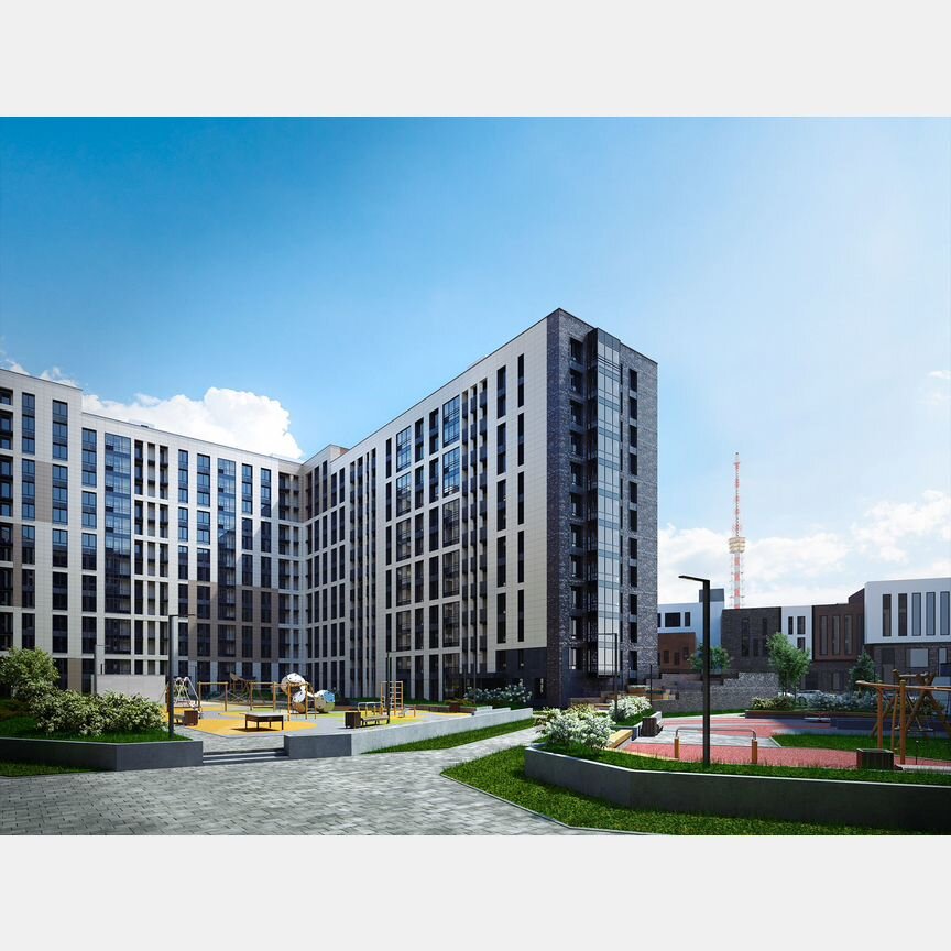 1-к. квартира, 57,9 м², 1/16 эт.