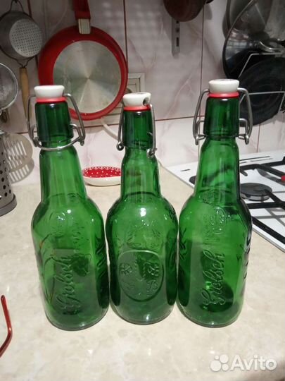 Бутылки зеленые от пива 