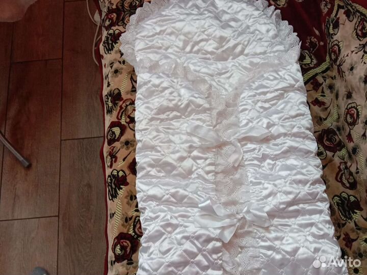 Конверт на выписку зимний Атласные унисекс