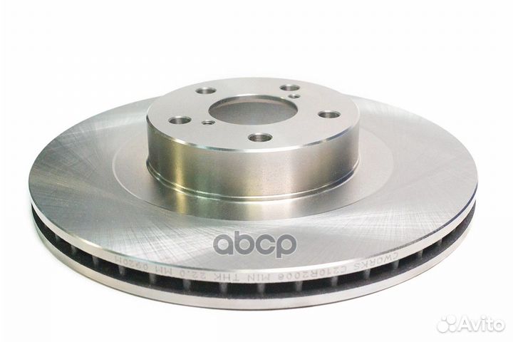 Диск тормозной передний, subaru C210R2008 cworks