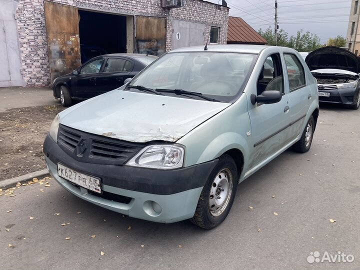 Дверь рено логан 1,6 K7MF710. В разборе