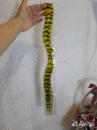 Шиньон(накладной хвост), канекалон, яркие пряди