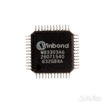 Микросхема W83303AG QFP-48 с разбора W83303AG, б/у