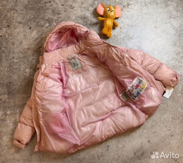 Пуховик куртка Moncler Pink NFS