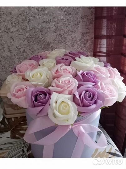 Мыльные розы букеты