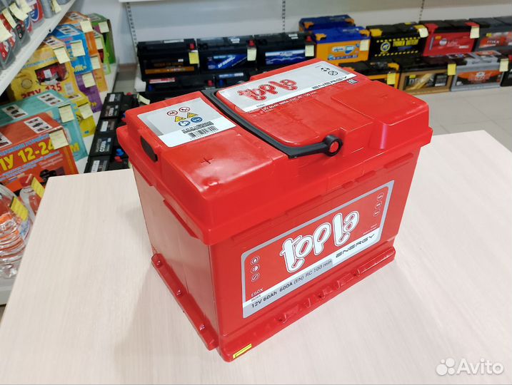 Аккумулятор автомобильный topla 60Ah 600A