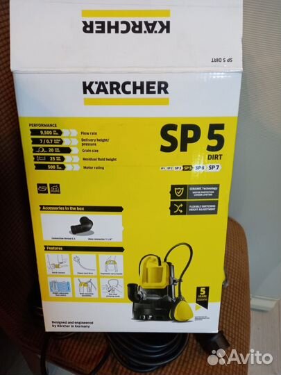 Дренажный насос karcher