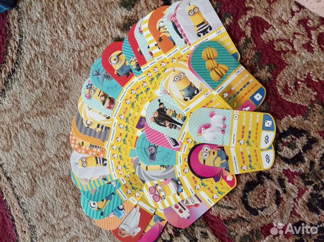 Игровые карточки Миньоны