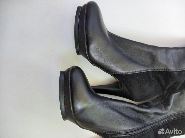 Сапоги женские натуральная кожа размер 35 36