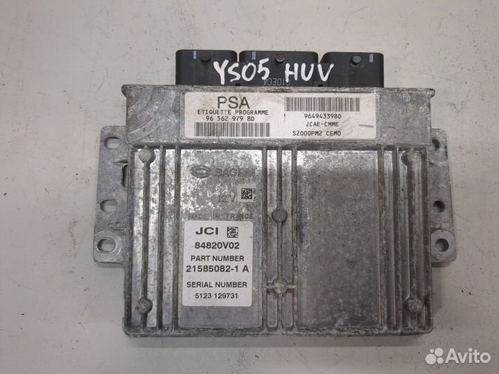 Блок управления двигателем Citroen C3, 2005