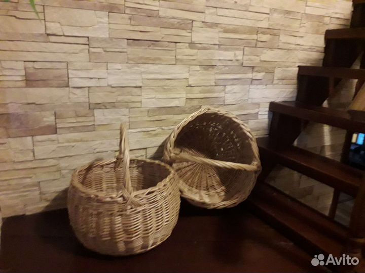 Корзины плетёные
