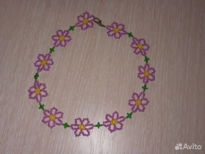 Чокер из бисера