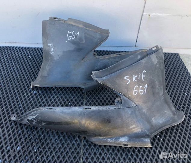 Подседельный передний пластик Stels Skif 50