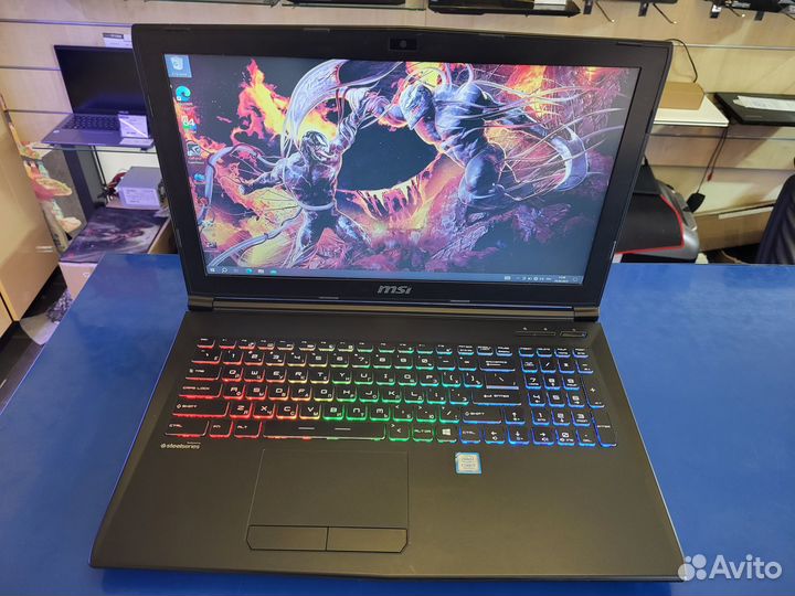 Игровой ноутбук MSI Intel Core i7-7700HQ GTX1050