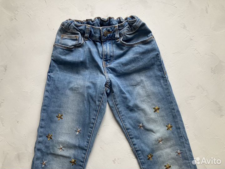 Джинсы для девочки 122